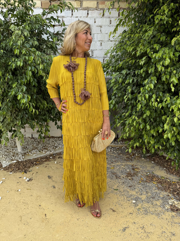 Vestido de Flecos Toscana